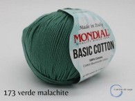 basic cotton mondial 173 verde malachite