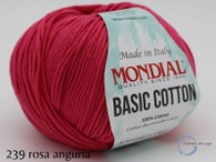 basic cotton mondial 239 rosa anguria