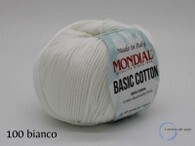 basic cottone mondial 100 bianco