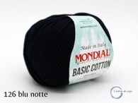 basic cotton 126 blu notte