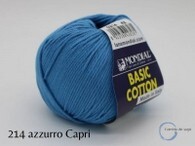 basic cotton mondial 214 azzurro capri