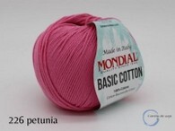basic cotton mondial 226 petunia
