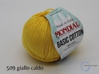 basic cotton mondial 509 giallo
