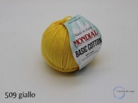 basic cotton mondial giallo 509
