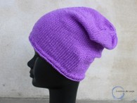 cappello microfibra color glicine