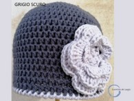 cappello donna invernale grigio scuro
