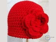 cappello donna invernale rosso