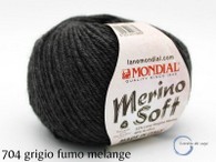 merino soft di mondial 704 grigio fumo melange merino soft di mondial 704 grigio fumo melange