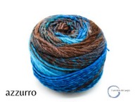 lana colorata azzura